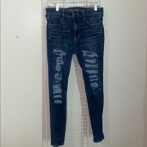 american eagle ripped jeans